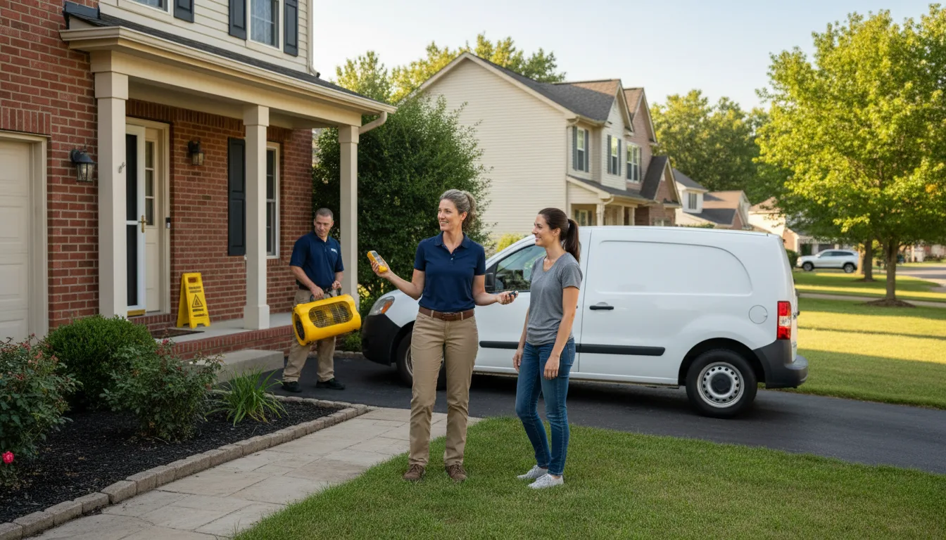 Water restoration image for Home Water Damage Repair in North Salem, IN